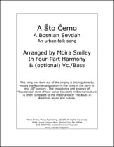 A Sto Cemo SATB choral sheet music cover